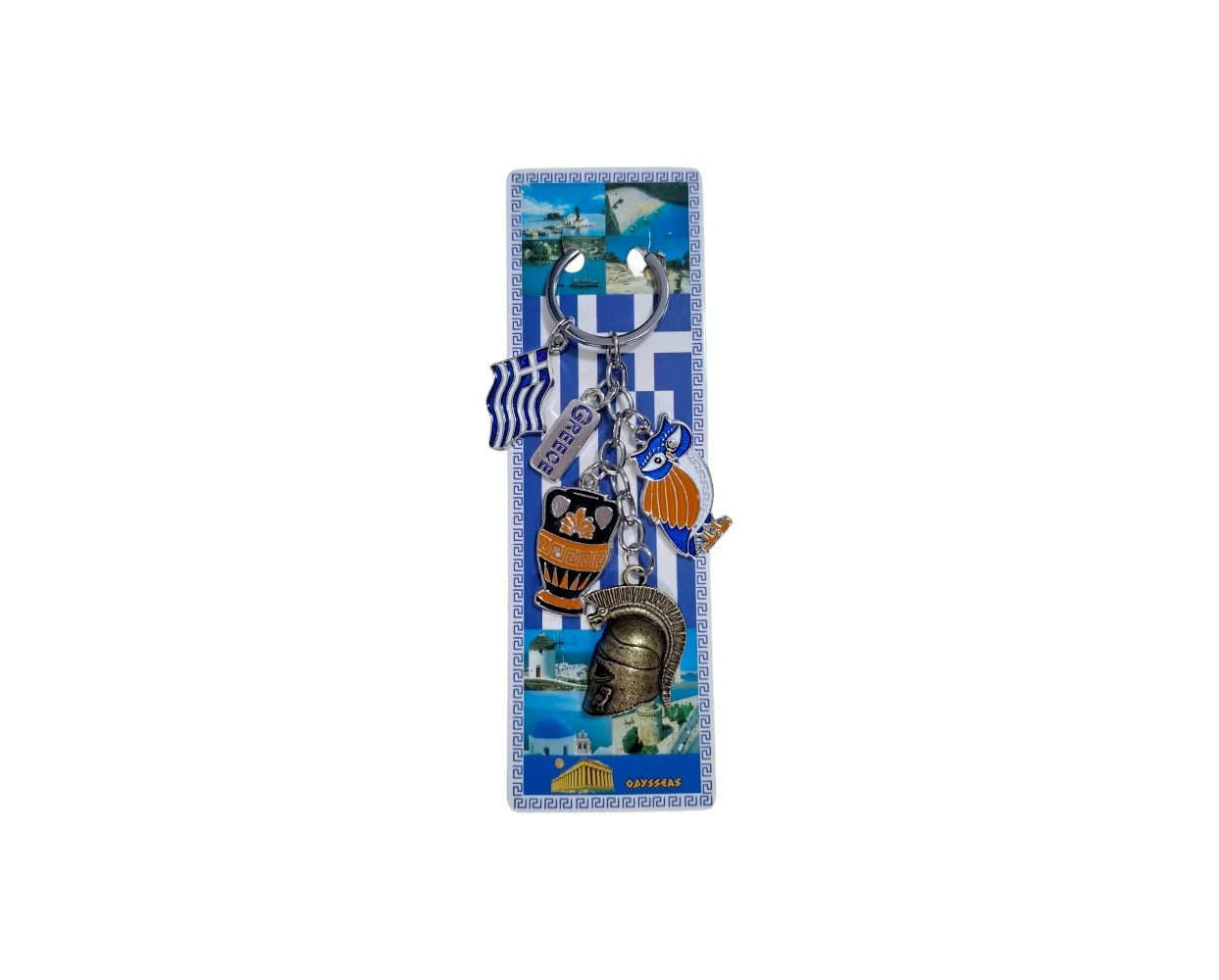 Τουριστικό μπρελόκ Souvenir - Σετ 12pcs - Greece - 127147