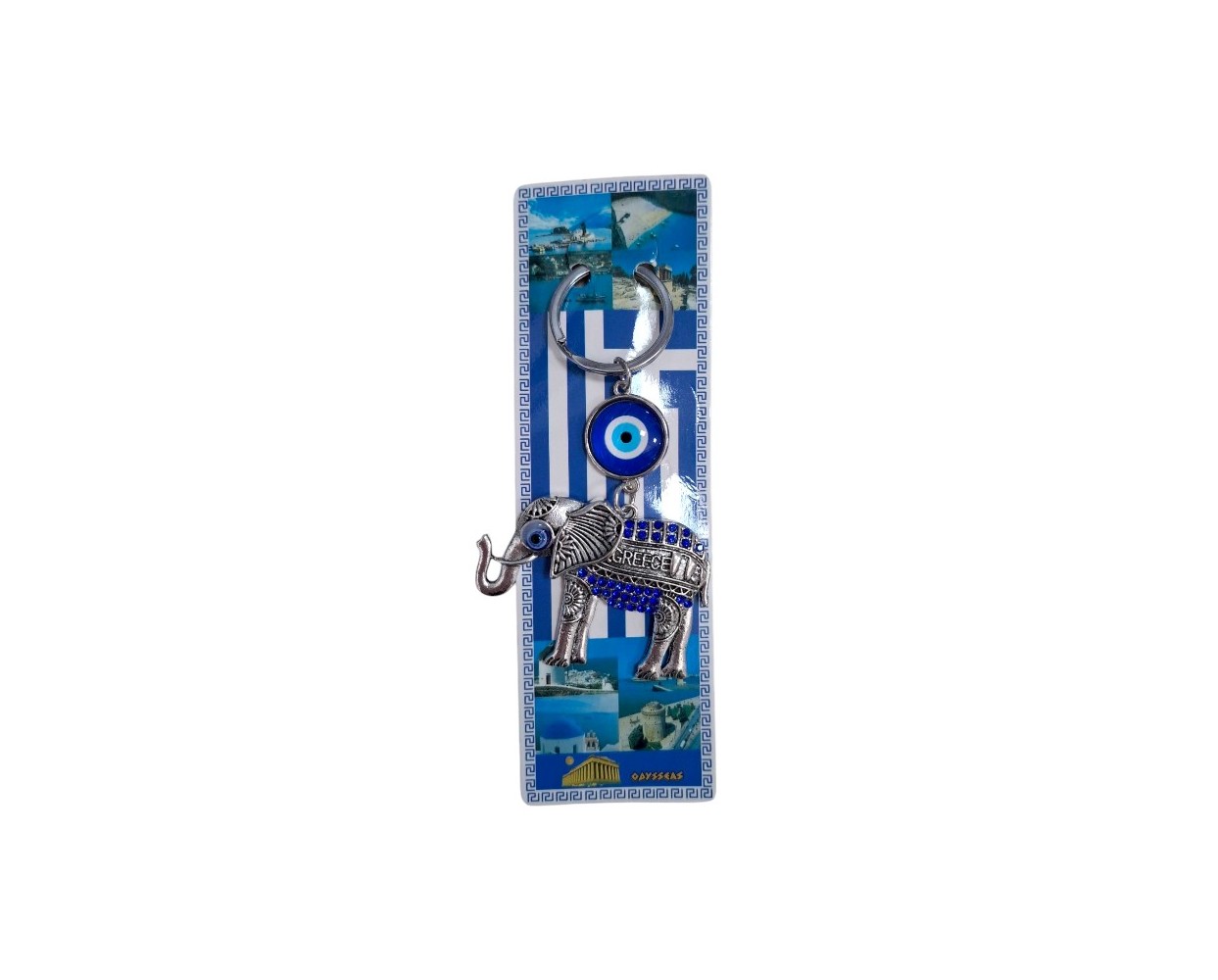 Τουριστικό μπρελόκ Souvenir - Σετ 12pcs - Greece - 127146