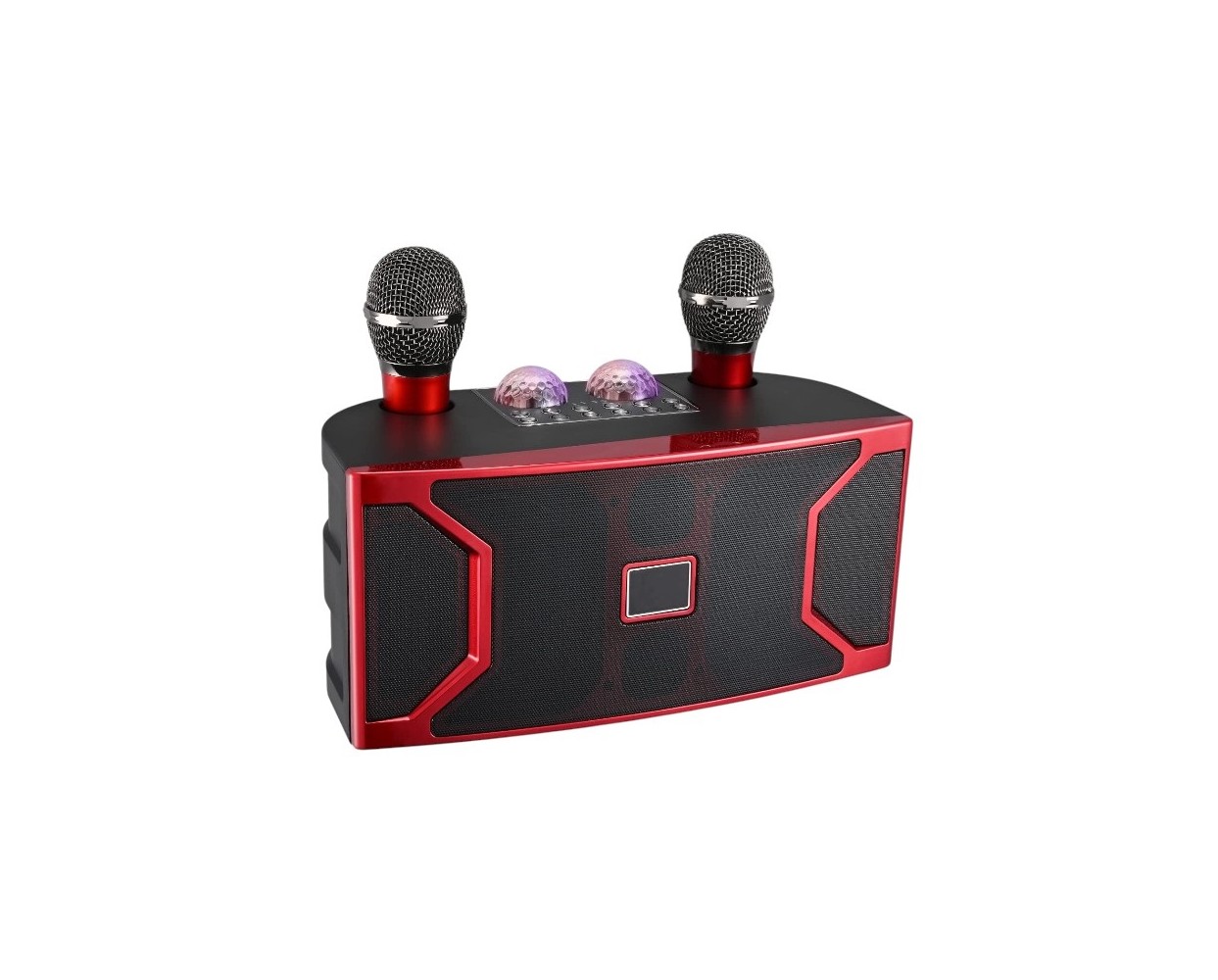 Ασύρματο ηχείο Bluetooth με 2 μικρόφωνα Karaoke - YS-211 - 887189 - Red