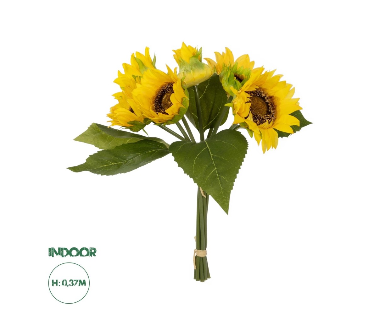 GloboStar® Artificial Garden YELLOW SUNFLOWER BRANCH 21386