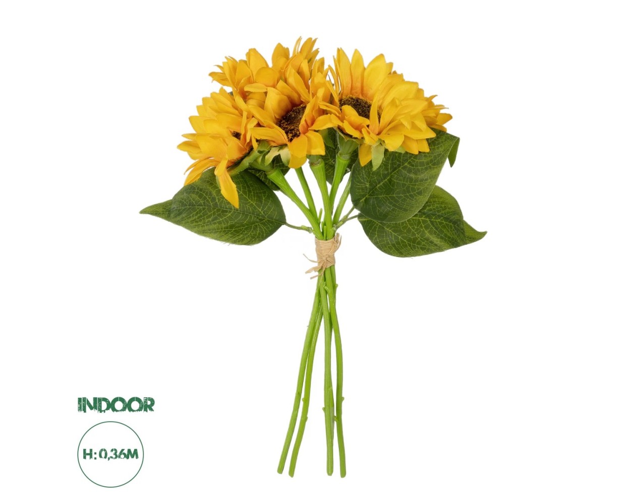 GloboStar® Artificial Garden YELLOW SUNFLOWER BRANCH 21385