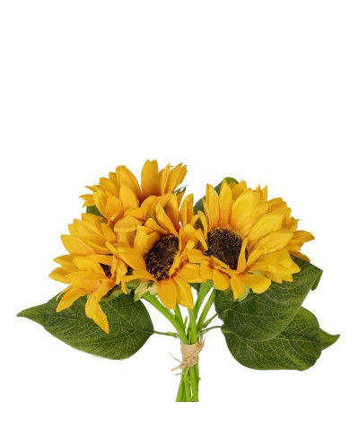 GloboStar® Artificial Garden YELLOW SUNFLOWER BRANCH 21385