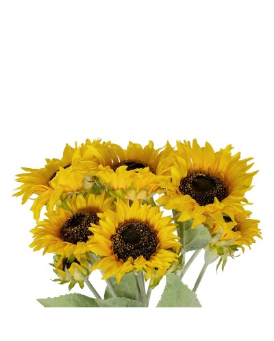 GloboStar® Artificial Garden YELLOW SUNFLOWER BRANCH 21382