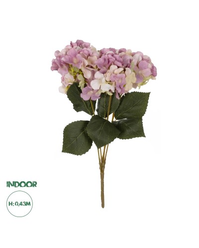 GloboStar® Artificial Garden PURPLE ORTENSIA GRASS BRANCH