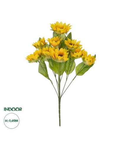 GloboStar® Artificial Garden YELLOW SUNFLOWER BRANCH 21383