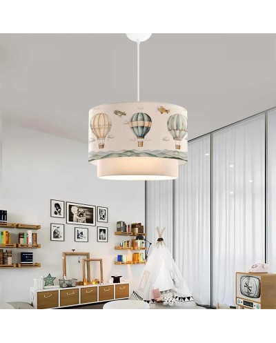 GloboStar® BALLON 204-0121 Παιδικό Κρεμαστό Φωτιστικό