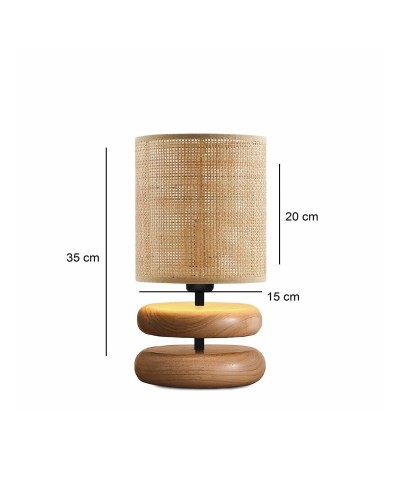 GloboStar® KLOO 204-0143 Boho Eπιτραπέζιο Φωτιστικό