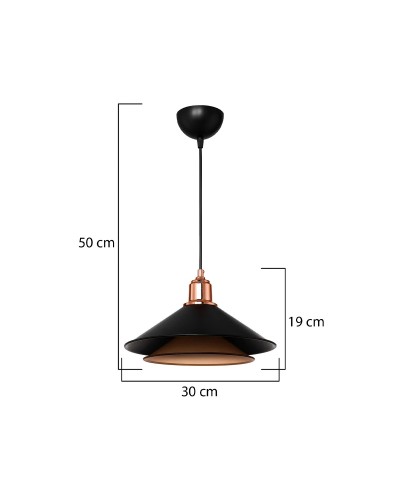 GloboStar® FERRO 203-0269 Μοντέρνο Κρεμαστό Φωτιστικό