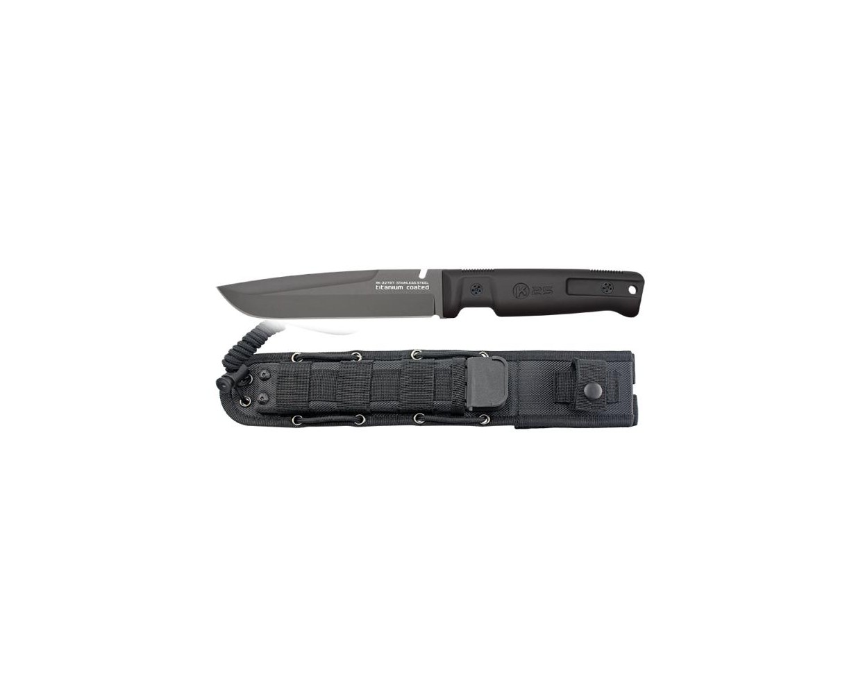 ΜΑΧΑΙΡΙ K25 Tactical Knife, Black Rubber, 32757 ΜΑΧΑΙΡΙ K25 Tactical Knife, Black Rubber, 32757