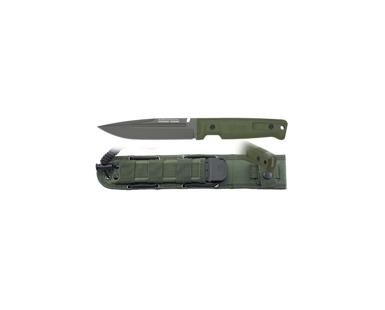 ΜΑΧΑΙΡΙ K25 Tactical Knife, Green Rubber, 32756 ΜΑΧΑΙΡΙ K25 Tactical Knife, Green Rubber, 32756