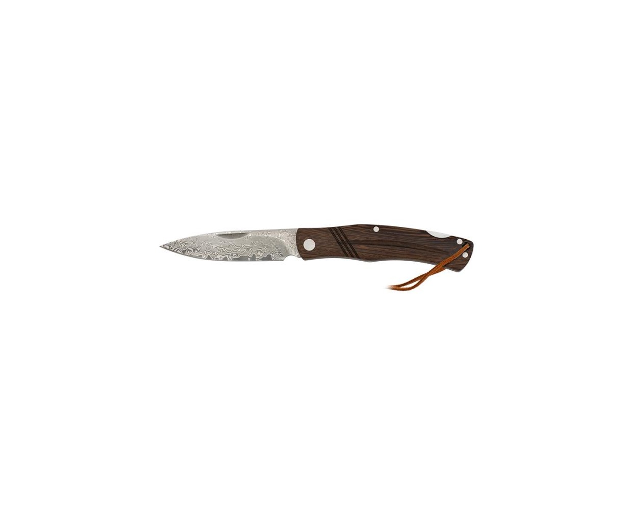 ΣΟΥΓΙΑΣ ALBAINOX Wenge Damasc pocket knife, Blade 8 cm