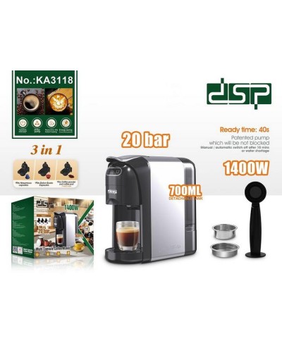 Μηχανή Espresso για κάψουλες - KA3118 - DSP - 616638