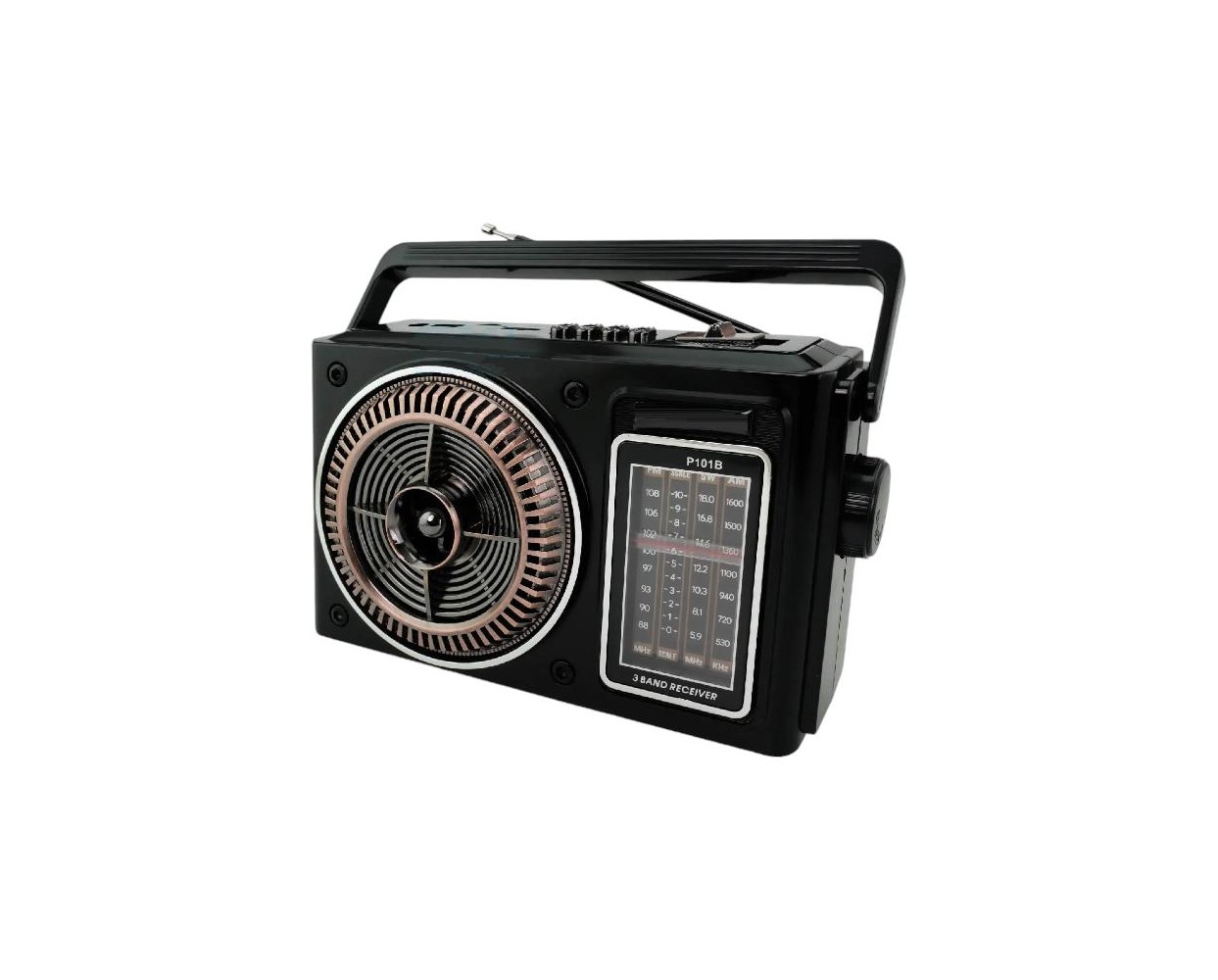 Επαναφορτιζόμενο ραδιόφωνο - PX-101BT - 020023 - Black