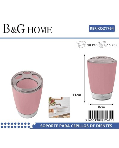 Θήκη οδοντόβουρτσας πλαστική - Pink - 21764