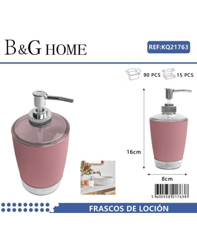 Θήκη κρεμοσάπουνου Dispenser πλαστική - Pink - 21763