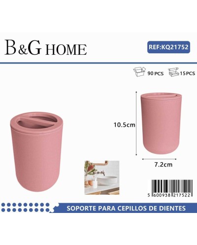 Θήκη οδοντόβουρτσας πλαστική - Pink - 21752