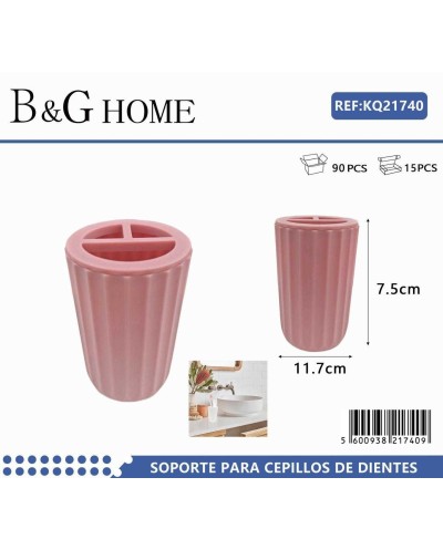 Θήκη οδοντόβουρτσας πλαστική - Pink - 21740