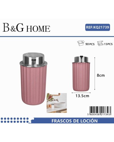 Θήκη κρεμοσάπουνου Dispenser πλαστική - Pink - 21739