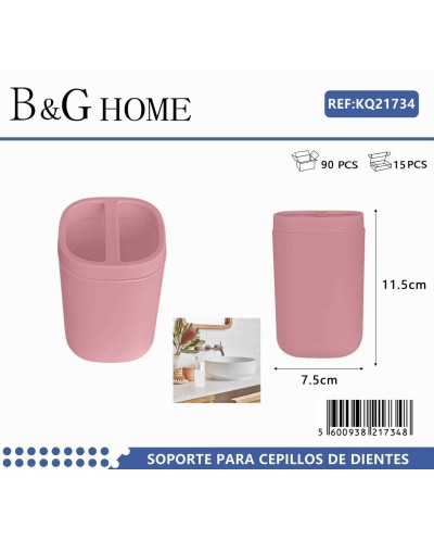 Θήκη οδοντόβουρτσας πλαστική - Pink - 21734