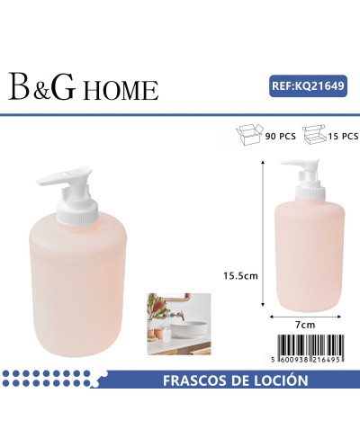 Θήκη κρεμοσάπουνου Dispenser πλαστική - Light Pink - 21649
