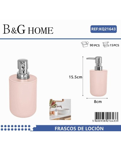 Θήκη κρεμοσάπουνου Dispenser πλαστική - Light Pink - 21643