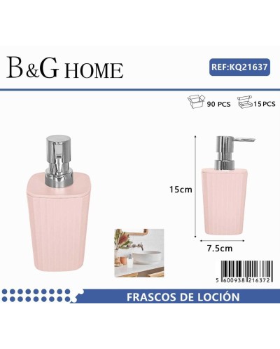 Θήκη κρεμοσάπουνου Dispenser πλαστική - Light Pink - 21637
