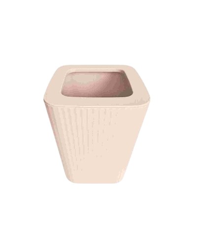 Κάδος απορριμμάτων μπάνιου πλαστικός - Light Pink - 21635