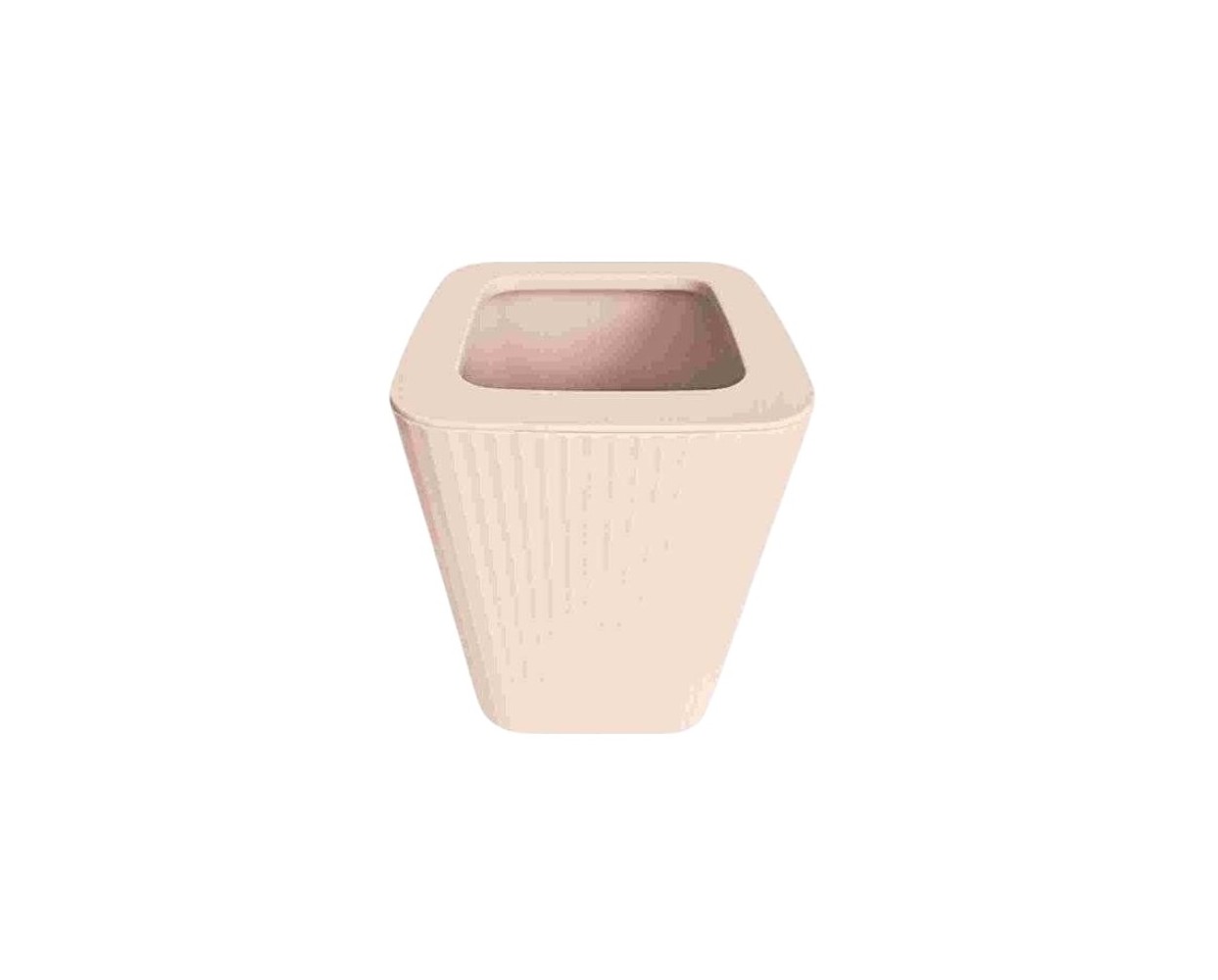 Κάδος απορριμμάτων μπάνιου πλαστικός - Light Pink - 21635 Κάδος απορριμμάτων μπάνιου πλαστικός - Light Pink - 21635