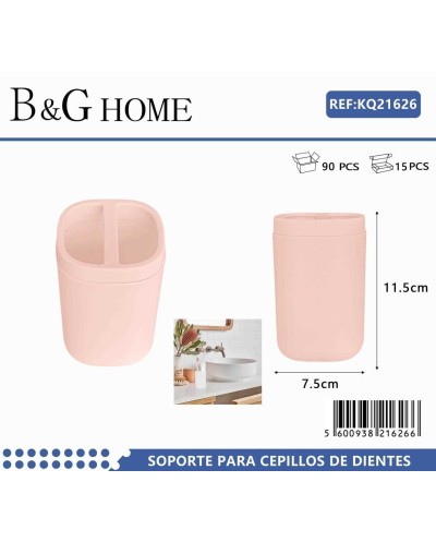 Θήκη οδοντόβουρτσας πλαστική - Light Pink - 21626