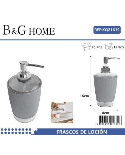Θήκη κρεμοσάπουνου Dispenser πλαστική - Grey - 21619
