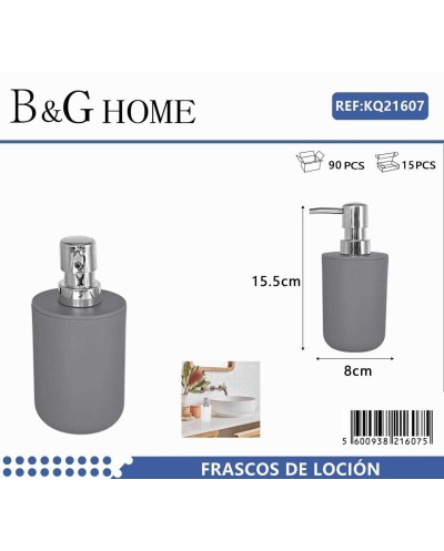 Θήκη κρεμοσάπουνου Dispenser πλαστική - Grey - 21607