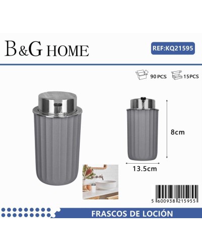 Θήκη κρεμοσάπουνου Dispenser πλαστική - Grey - 21595