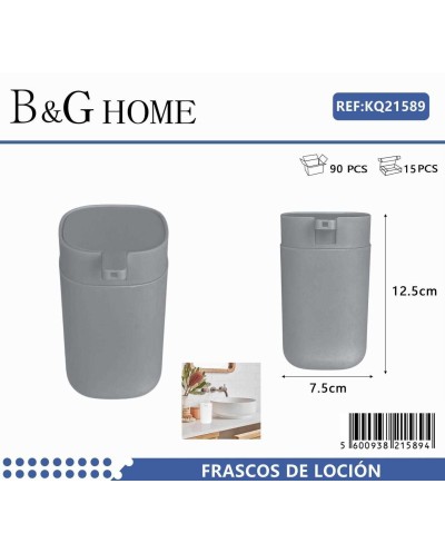 Θήκη κρεμοσάπουνου Dispenser πλαστική - Grey - 21589