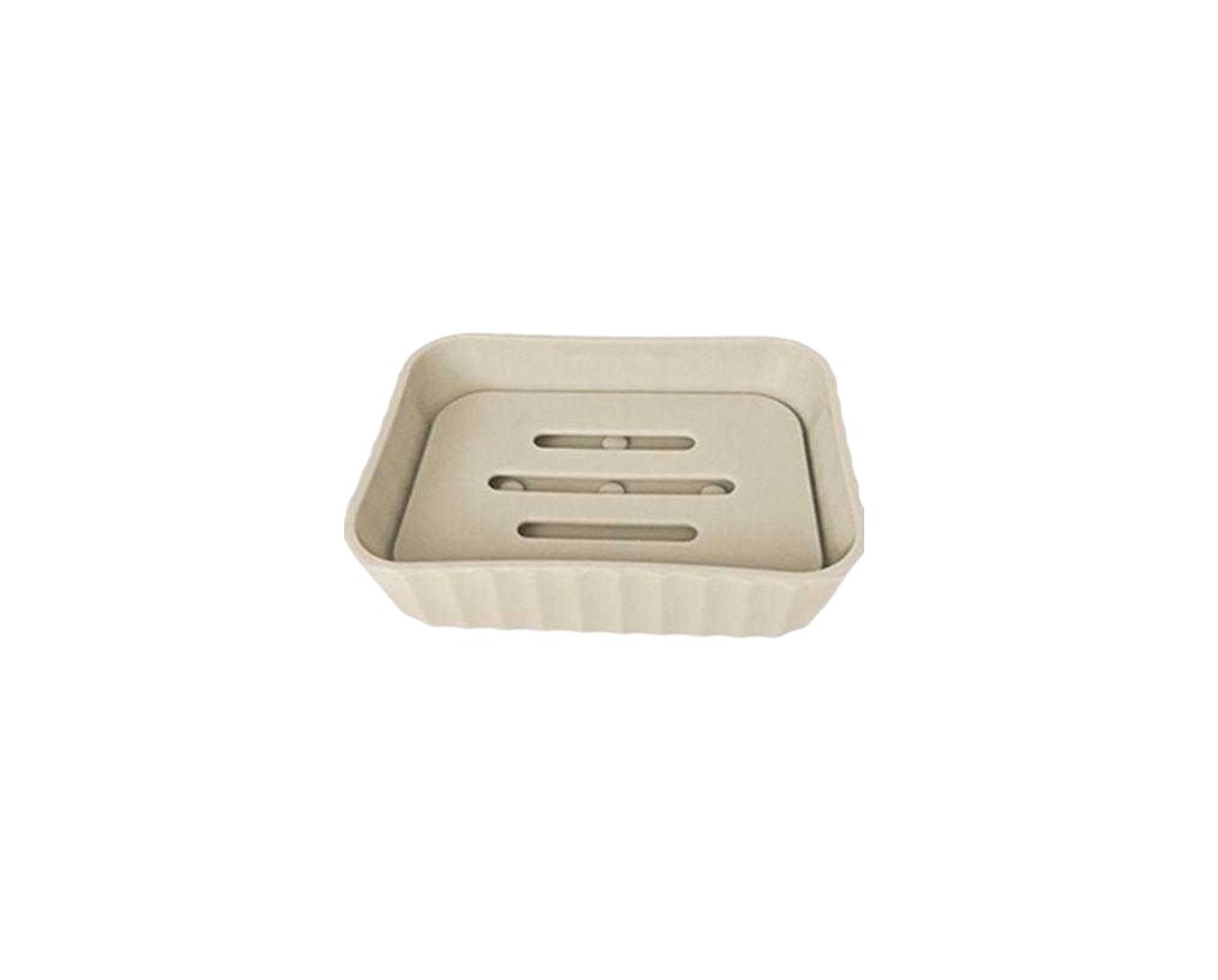 Σαπουνοθήκη μπάνιου πλαστική - Beige - 21568 Σαπουνοθήκη μπάνιου πλαστική - Beige - 21568