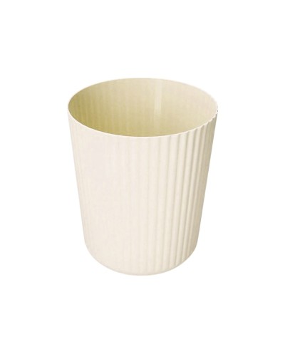 Κάδος απορριμμάτων μπάνιου πλαστικός - Beige - 21557