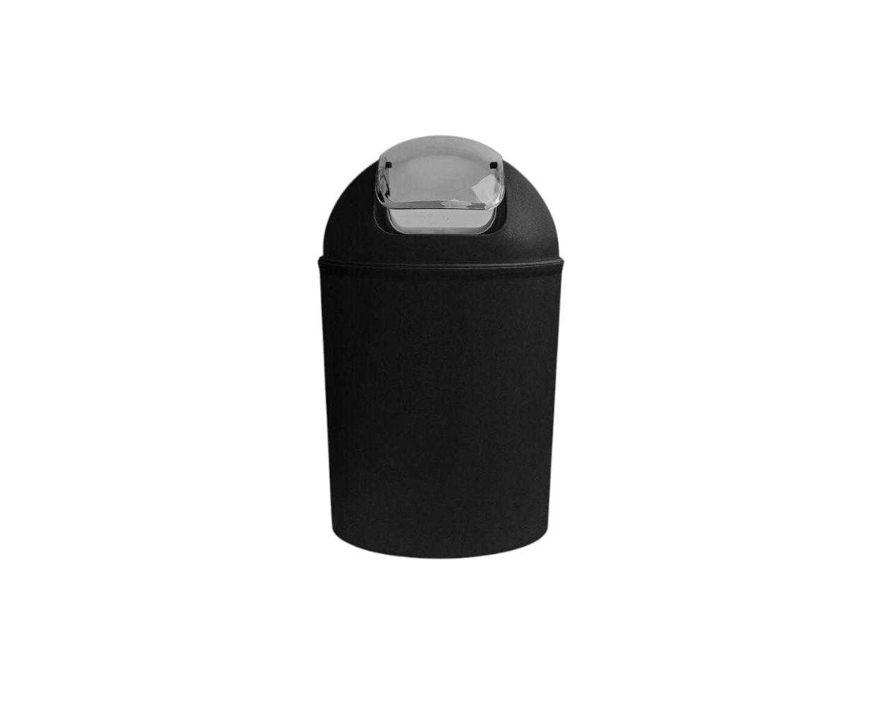 Κάδος απορριμμάτων μπάνιου πλαστικός - Black - 21797 Κάδος απορριμμάτων μπάνιου πλαστικός - Black - 21797