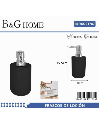 Θήκη κρεμοσάπουνου Dispenser πλαστική - Black - 21787