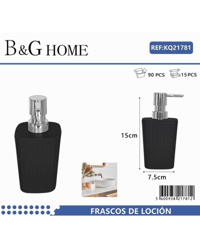 Θήκη κρεμοσάπουνου Dispenser πλαστική - Black - 21781