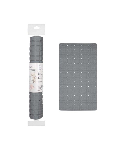 Αντιολισθητικό πατάκι μπάνιου - M0831 - 36x66cm - Grey - 21090