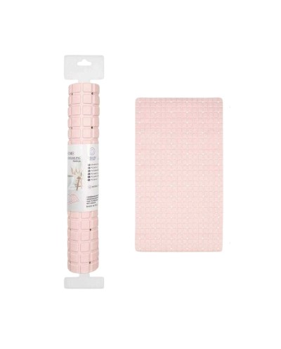 Αντιολισθητικό πατάκι μπάνιου - M0826 - 36x66cm - Light Pink - 21087