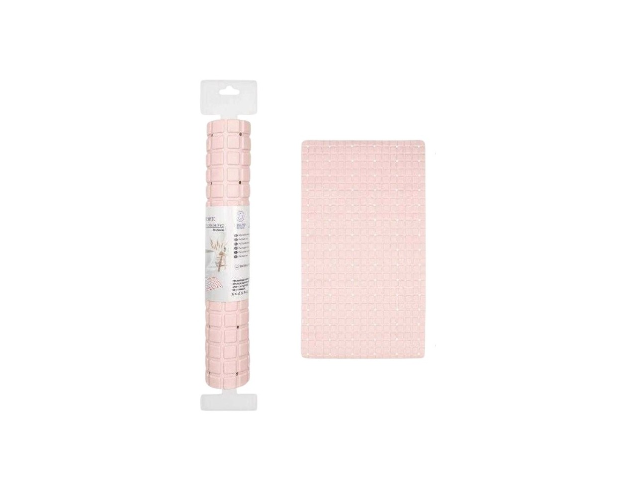 Αντιολισθητικό πατάκι μπάνιου - M0826 - 36x66cm - Light Pink - 21087 Αντιολισθητικό πατάκι μπάνιου - M0826 - 36x66cm - Light Pink - 21087