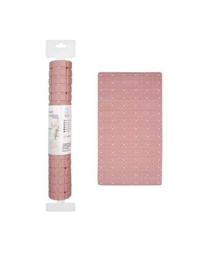 Αντιολισθητικό πατάκι μπάνιου - M0839 - 36x66cm - Pink - 21084