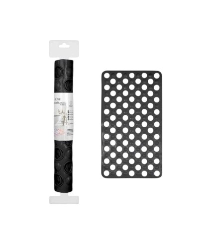 Αντιολισθητικό πατάκι μπάνιου - 6C - 36x66cm - Black - 21081