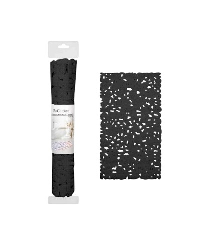 Αντιολισθητικό πατάκι μπάνιου - 6C - 36x66cm - Black - 21073