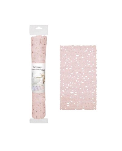 Αντιολισθητικό πατάκι μπάνιου - M0826 - 36x66cm - Light Pink - 21071
