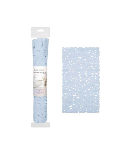 Αντιολισθητικό πατάκι μπάνιου - M0842 - 36x66cm - Light Blue - 21070