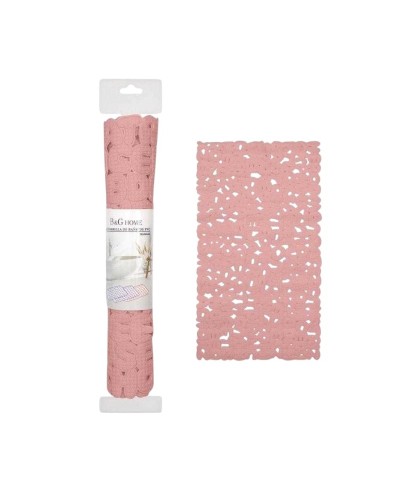 Αντιολισθητικό πατάκι μπάνιου - M0839 - 36x66cm - Pink - 21068