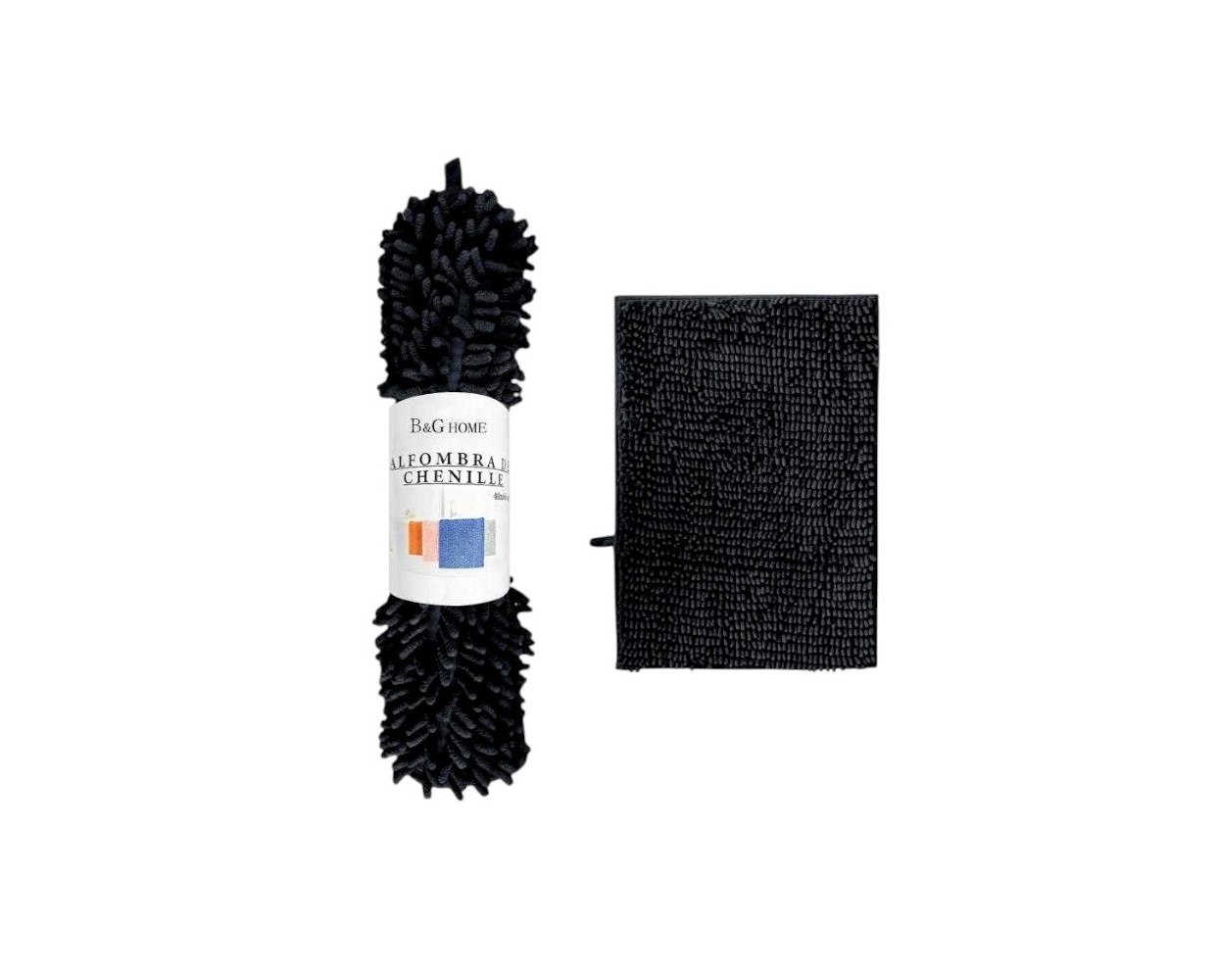 Πατάκι μπάνιου - 6C - Black - - 50x80cm - Black - 20881 Πατάκι μπάνιου - 6C - Black - - 50x80cm - Black - 20881