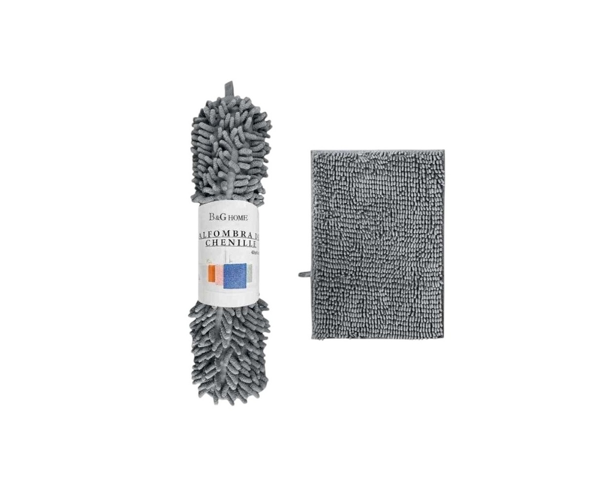 Πατάκι μπάνιου - M0831 - 40x60cm - Grey - 20874 Πατάκι μπάνιου - M0831 - 40x60cm - Grey - 20874