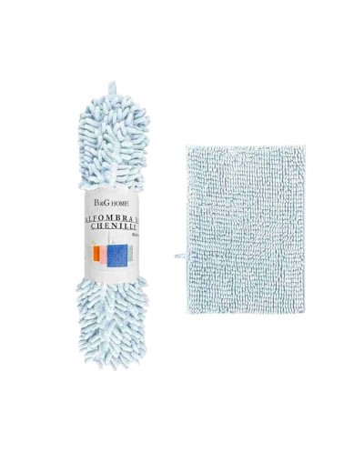 Πατάκι μπάνιου - M0842 - 40x60cm - Light Blue - 20870